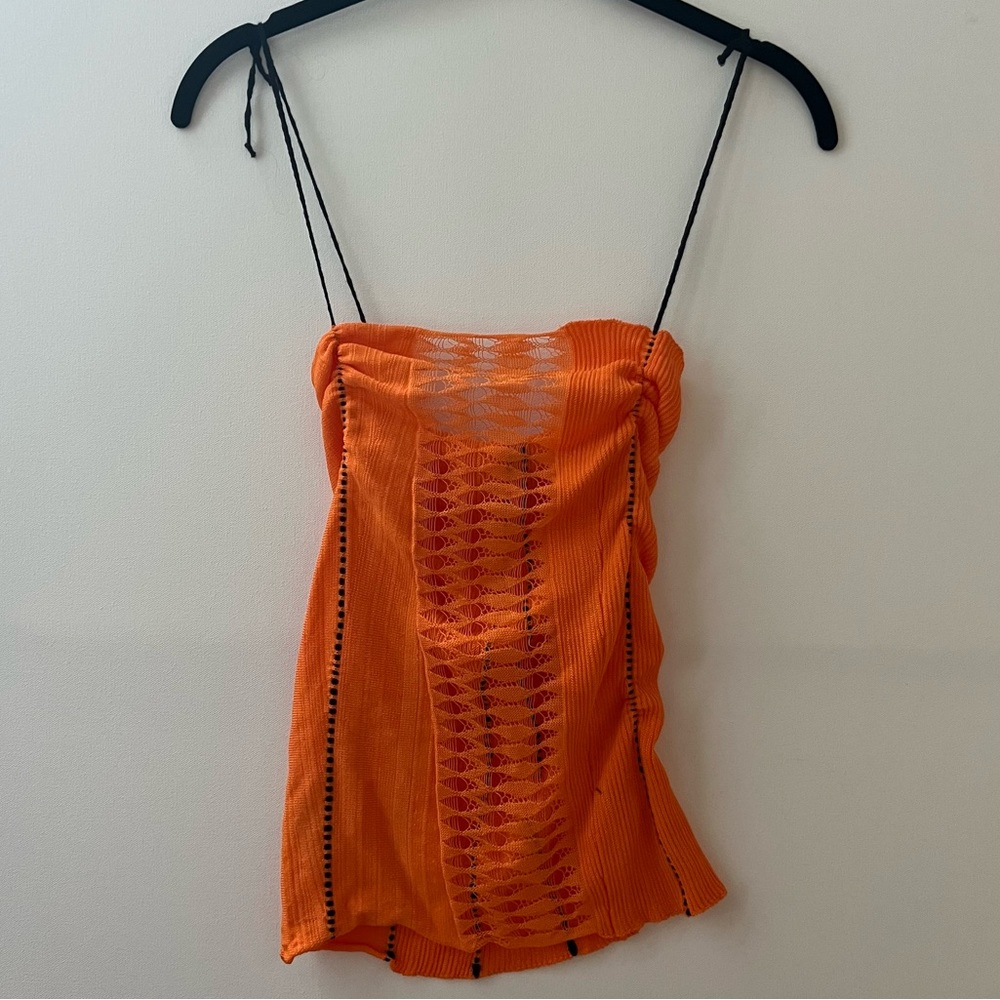 Gimaguas Orange Tank top BNWT